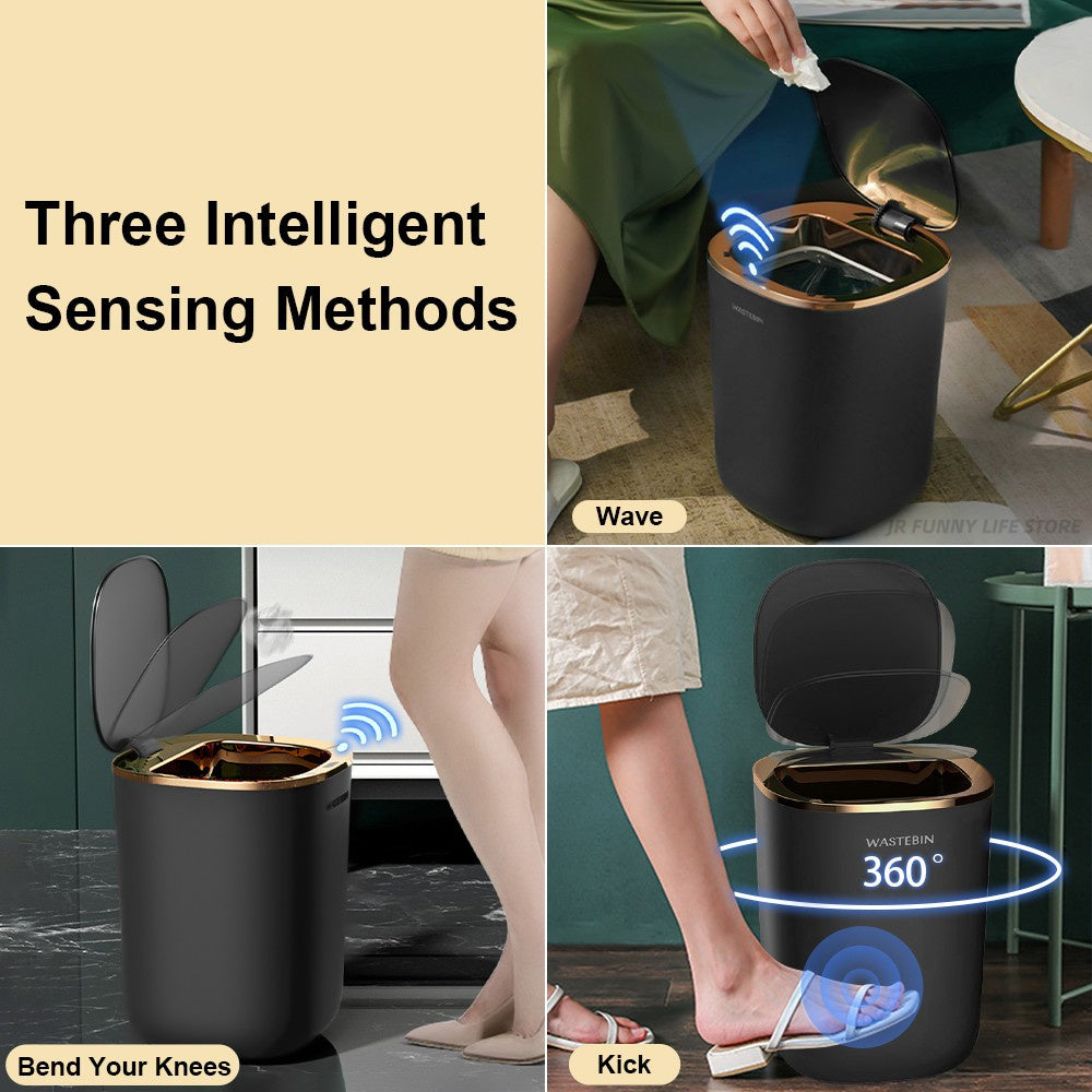 Intelligenter Mülleimer mit Sensor – hygienisch & modern!