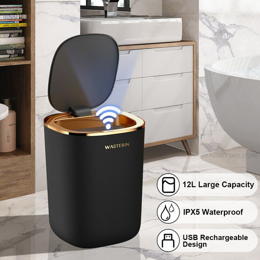 Intelligenter Mülleimer mit Sensor – hygienisch & modern!